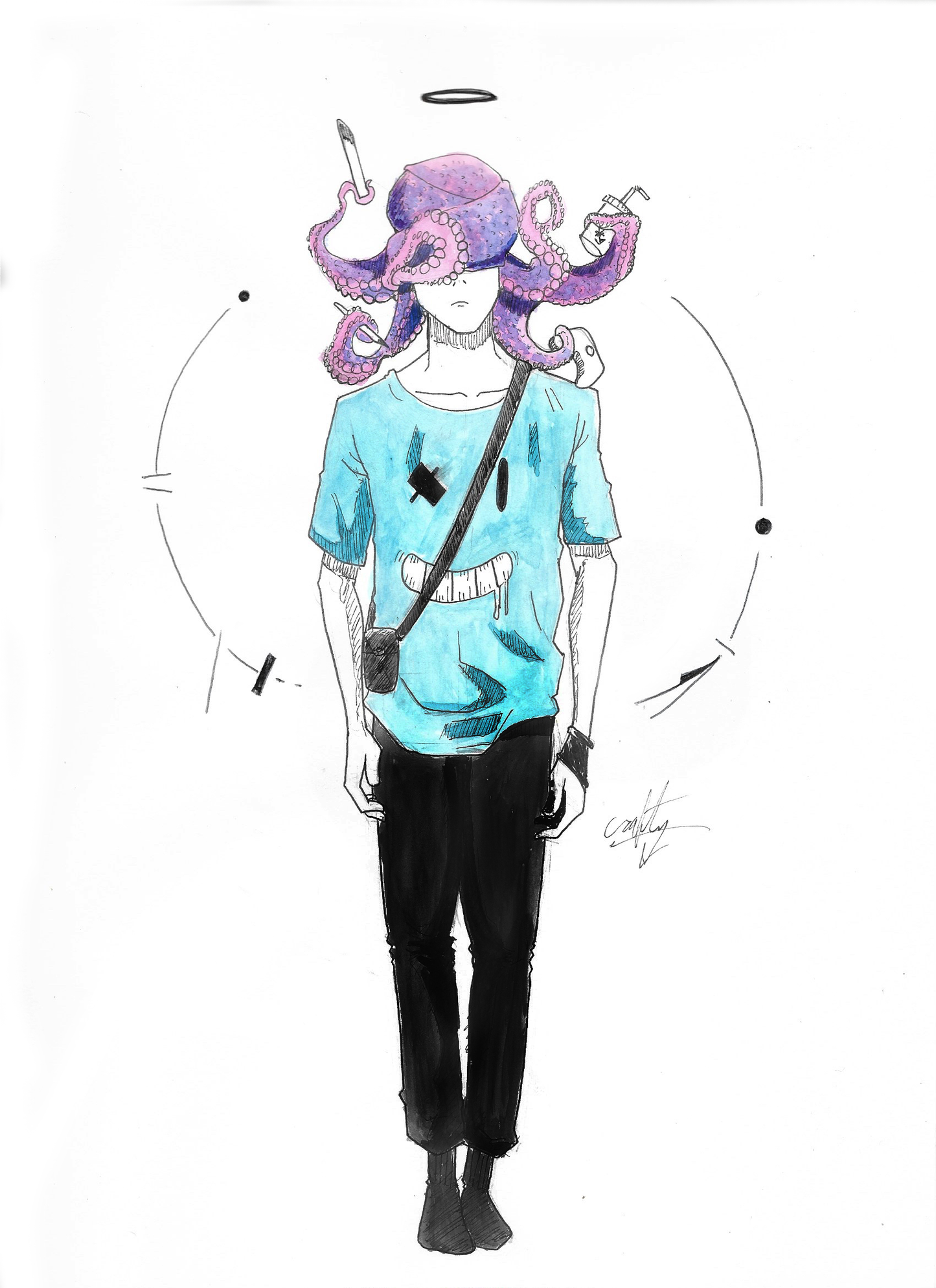 Head Stuff Octopus Print